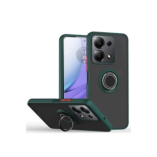 Redmi Note 13 Pro 5G K�l�f Montreal Y�z�kl� Silikon Kapak - Ye�il