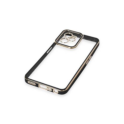 Realme C35 K�l�f Liva Lens Silikon - Siyah