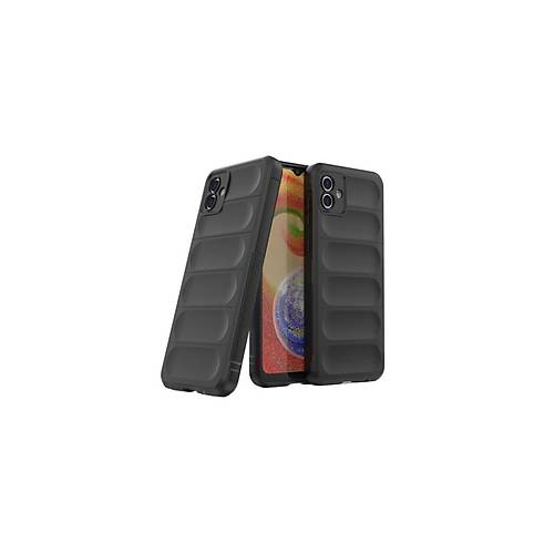 Galaxy A06 K�l�f Optimum Silikon - Siyah