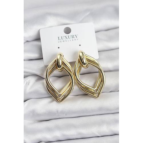 Vintage Gold Renk Pirin� Kad�n K�pe