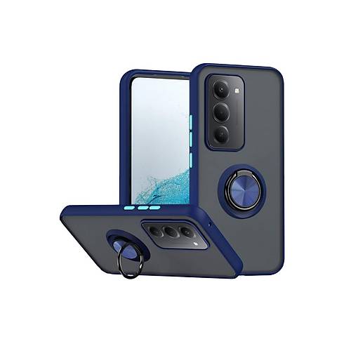 Redmi 15 4G Montreal Y�z�kl� Silikon Kapak - Lacivert