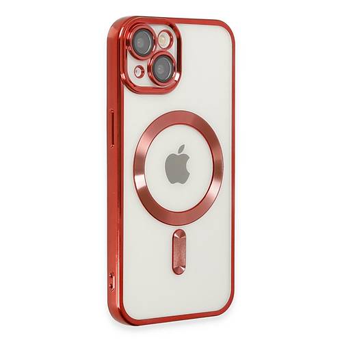 iPhone 14 Plus K�l�f Kross Magneticsafe Kapak - K�rm�z�