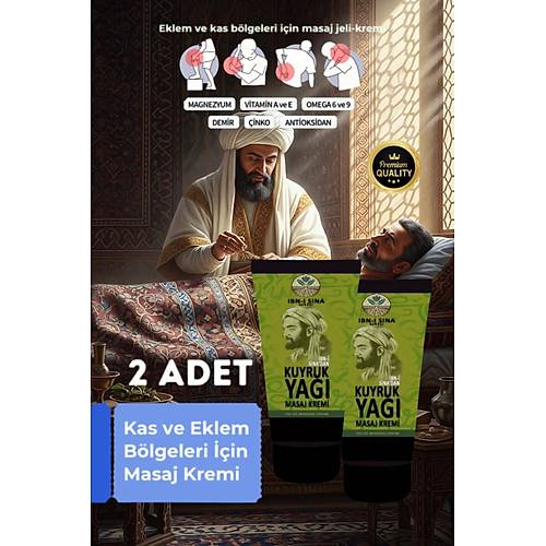 �bni Sina Kuyruk Ya�� Mucizesi Rahatlat�c� Masaj Kremi 2'li Set