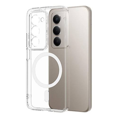 Redmi 15 4G Combo Sert �effaf Magsafe Kapak - �effaf