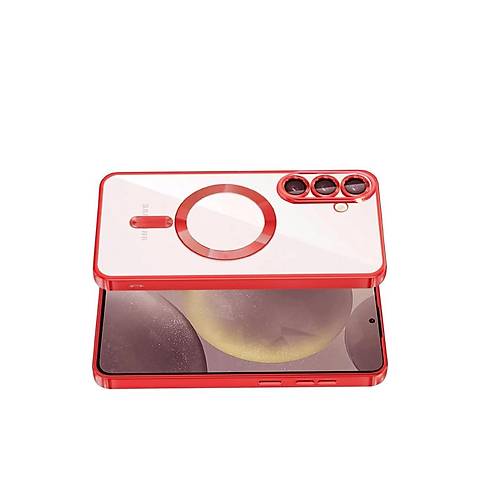 Galaxy A37 5G Kross Magneticsafe Kapak - K�rm�z�