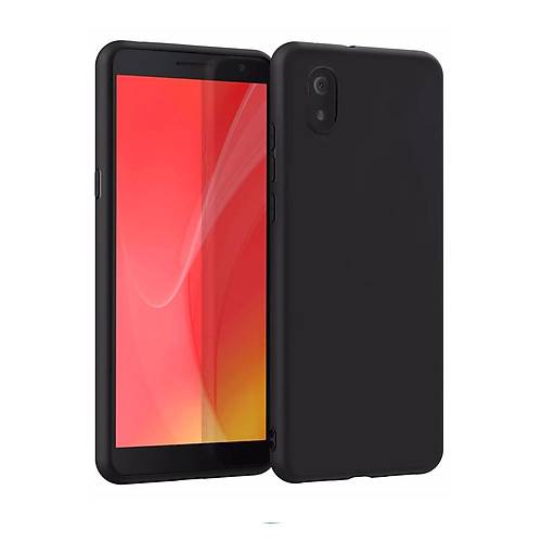 TCL L7 K�l�f First Silikon - Siyah