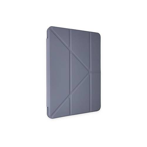 iPad Pro 11 (2021) K�l�f Kalemlikli Hugo Tablet K�l�f� - Lila