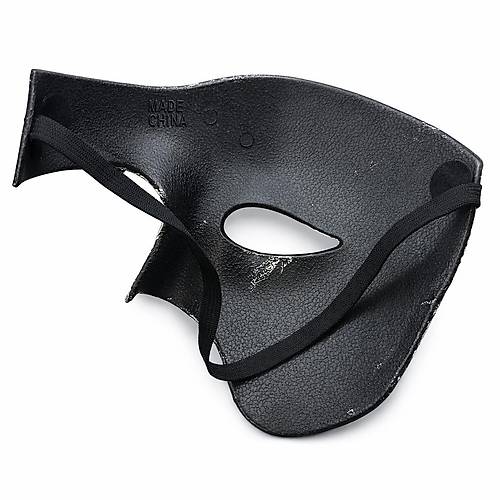 Antik Eskitme G�m�� Erkek Yar�m Maske - Phantom & Balo Maskesi