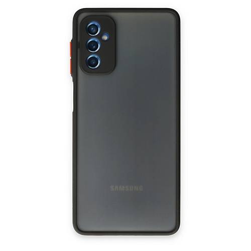 Galaxy M52 5G K�l�f Montreal Silikon Kapak - Siyah