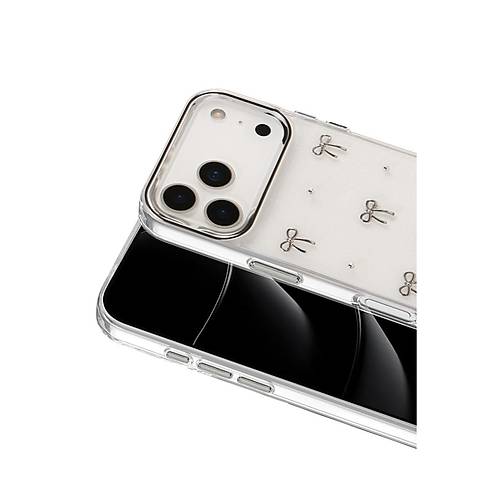 iPhone 17 Pro Fiyonk Desenli Kapak - Desen 5