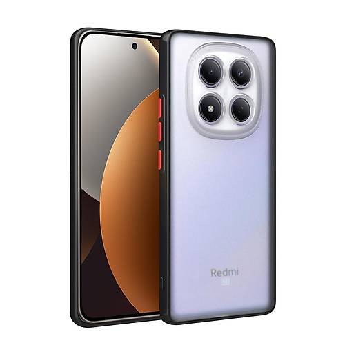 Redmi Note 15 Pro 5G Montreal Silikon Kapak - Siyah