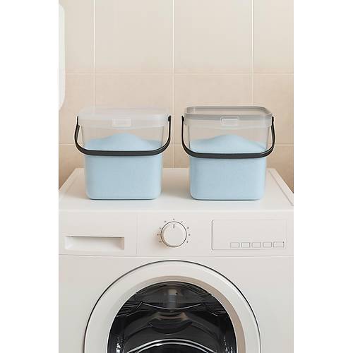 2�li Multibox Deterjanl�k Kutusu & Banyo D�zenleyici & Saklama Kutusu 6 Lt �effaf