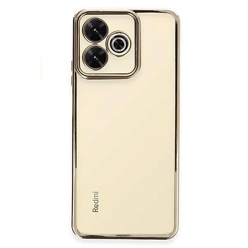 Redmi 13 4G K�l�f Razer Lensli Silikon - Gold