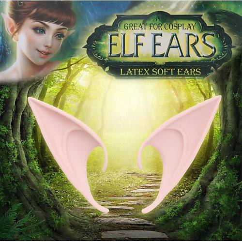 Yumu�ak Malzemeden �mal Lateks Elf Kula�� 1 �ift 10x5 cm