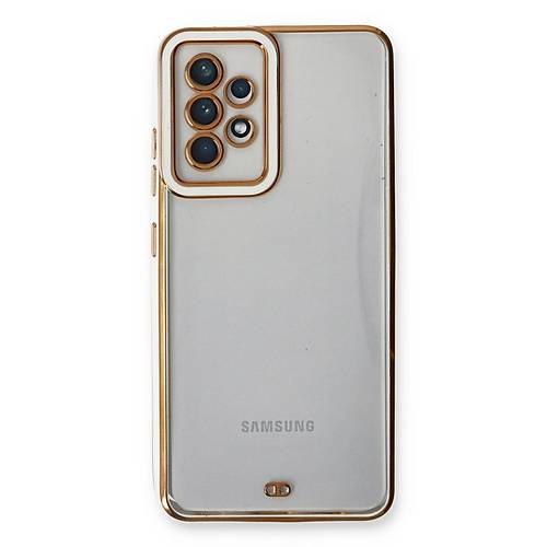 Galaxy A23 4G K�l�f Liva Lens Silikon - Beyaz