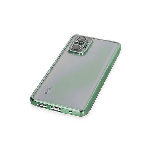Redmi Note 10 Pro K�l�f Razer Lensli Silikon - Ye�il