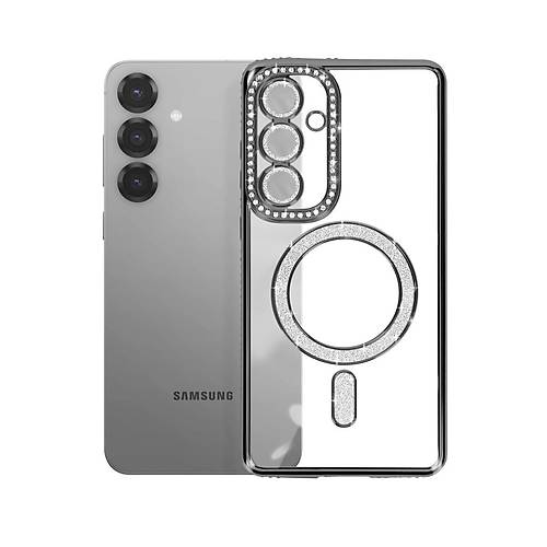Galaxy A57 5G Joke Simli Magneticsafe K�l�f - Siyah