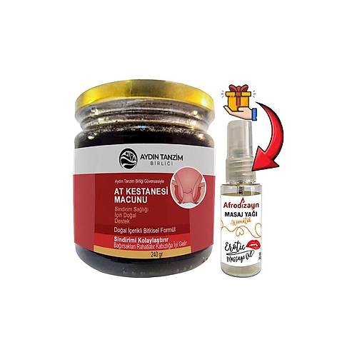 Atkestanesi Macunu 1 Kutu Ayd�n Tanzim Birli�inden 240 gr Macun + ��rek Otu Masaj Ya�� 30 ml