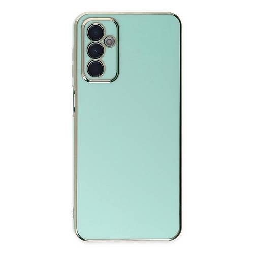 Galaxy A04S K�l�f Volet Silikon - A��k Ye�il