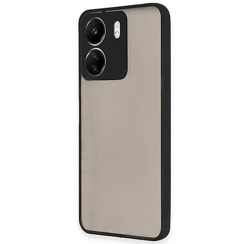 Redmi 13C K�l�f Montreal Silikon Kapak - Siyah