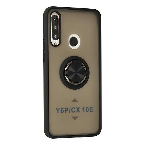 Y6P K�l�f Montreal Y�z�kl� Silikon Kapak - Siyah