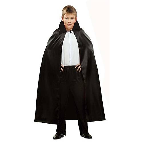 Siyah Renk Yakal� Halloween Pelerini 90 cm