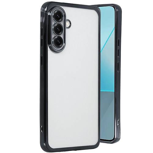 Galaxy A56 K�l�f Razer Lensli Silikon - Siyah