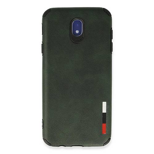 Galaxy J7 Pro / J730 K�l�f Loop Deri Silikon - Ye�il