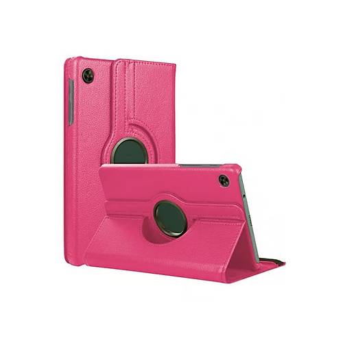 Galaxy Tab A11 360 Tablet Deri K�l�f - Pembe