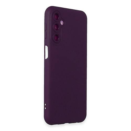 Galaxy M14 5G K�l�f Nano i�i Kadife Silikon - Mor