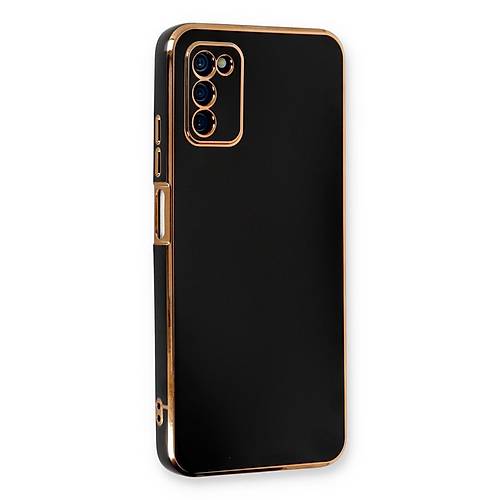 Galaxy A03S K�l�f Volet Silikon - Siyah