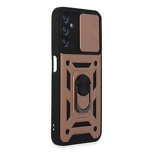 Galaxy A14 4G K�l�f Pars Lens Y�z�kl� Silikon - Rose Gold