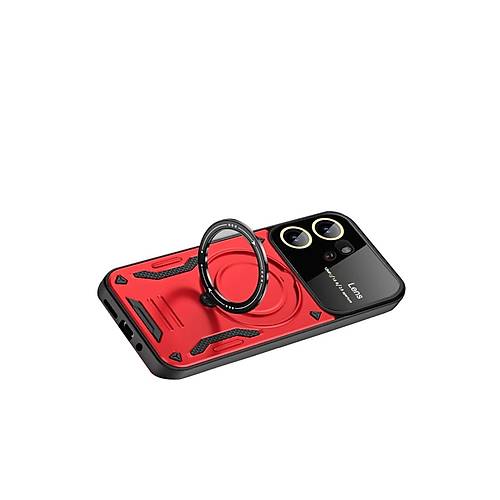 Y16 K�l�f Joy Lens Standl� Kapak - K�rm�z�