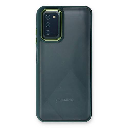 Galaxy A03S K�l�f Dora Kapak - Haki Ye�il