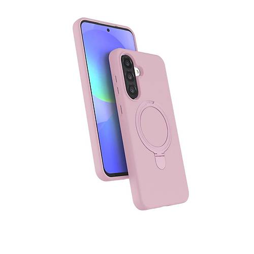 Galaxy A26 Regal Magsafe Standl� Kapak - A��k Pembe
