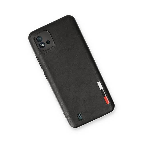 Realme C11 2021 K�l�f Loop Deri Silikon - Siyah