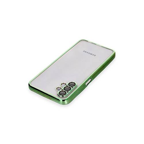 Galaxy A04S K�l�f Razer Lensli Silikon - Ye�il