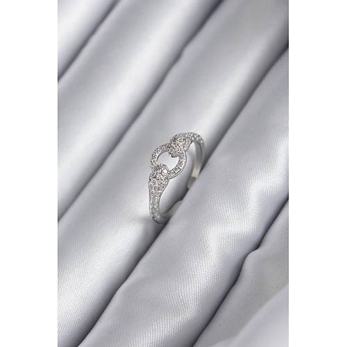 Pirin� G�m�� Renk Zirkon Ta�l� Y�lan Model Kad�n Y�z�k