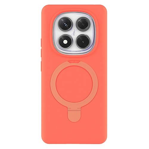 Redmi Note 14 Pro 4G Regal Magsafe Standl� Kapak - Turuncu