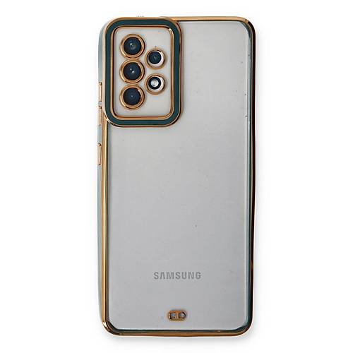 Galaxy A33 5G K�l�f Liva Lens Silikon - Ye�il