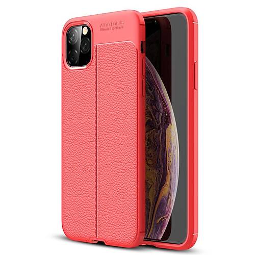 iPhone 11 Pro Max K�l�f Auto Focus Kapak - K�rm�z�