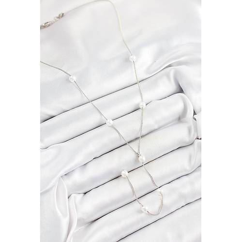 Pirin� �nci Fig�rl� Y Model G�m�� Renk Kad�n Kolye