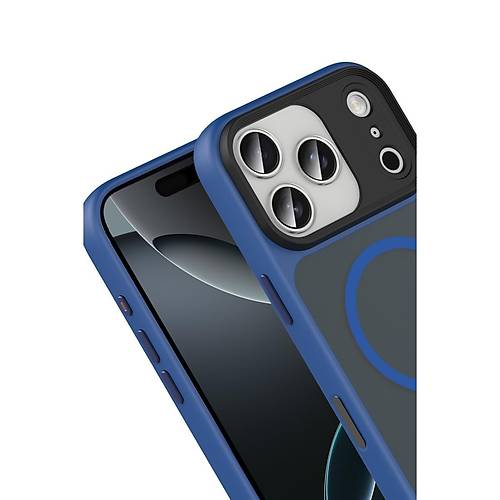 iPhone 17 Pro Megane Magsafe Kapak - Lacivert