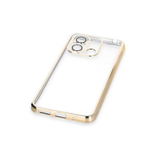 Redmi 12C K�l�f Razer Lensli Silikon - Gold