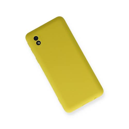 Galaxy A01 Core K�l�f Nano i�i Kadife Silikon - Sar�