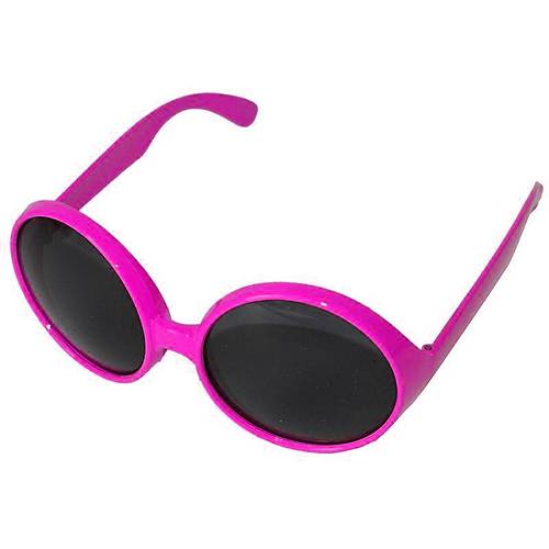 Yuvarlak Ye�il�am 80 li 90 l� Y�llar Parti G�zl��� Retro Pembe Renk
