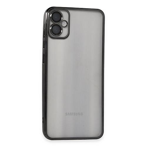 Galaxy A05 K�l�f Razer Lensli Silikon - Siyah