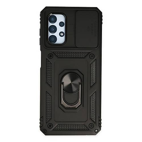 Galaxy A33 5G K�l�f Pars Lens Y�z�kl� Silikon - Siyah