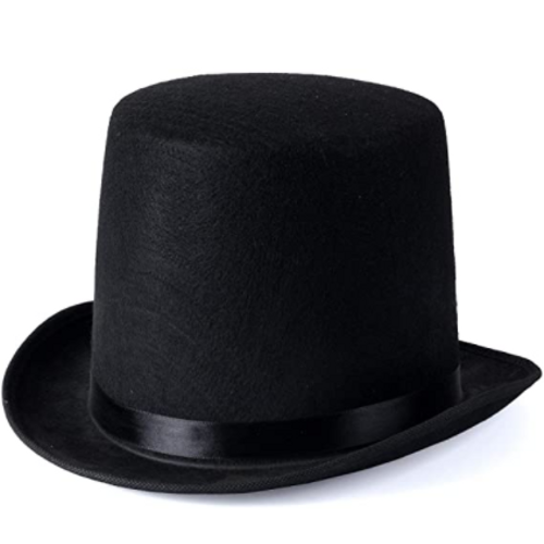 Yeti�kinler ��in Siyah Renk Ringmaster Sihirbaz �apkas� F�tr �apka 15 cm