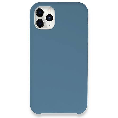 iPhone 11 Pro K�l�f Lansman Legant Silikon - A��k Mavi